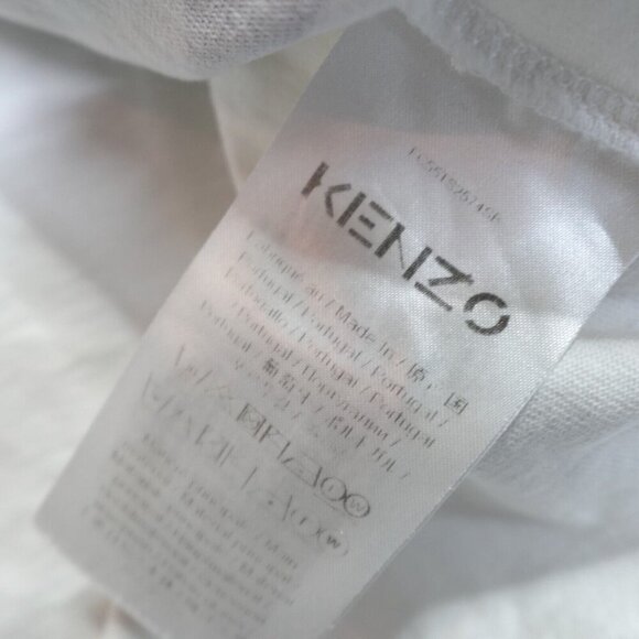 Kenzo Shirt Small White Tiger Embroidered - Picture 7 of 13